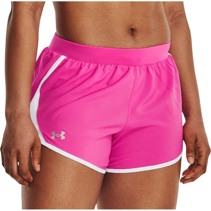 Under Armour Fly By 2.0 Womens Running Shorts - Pink