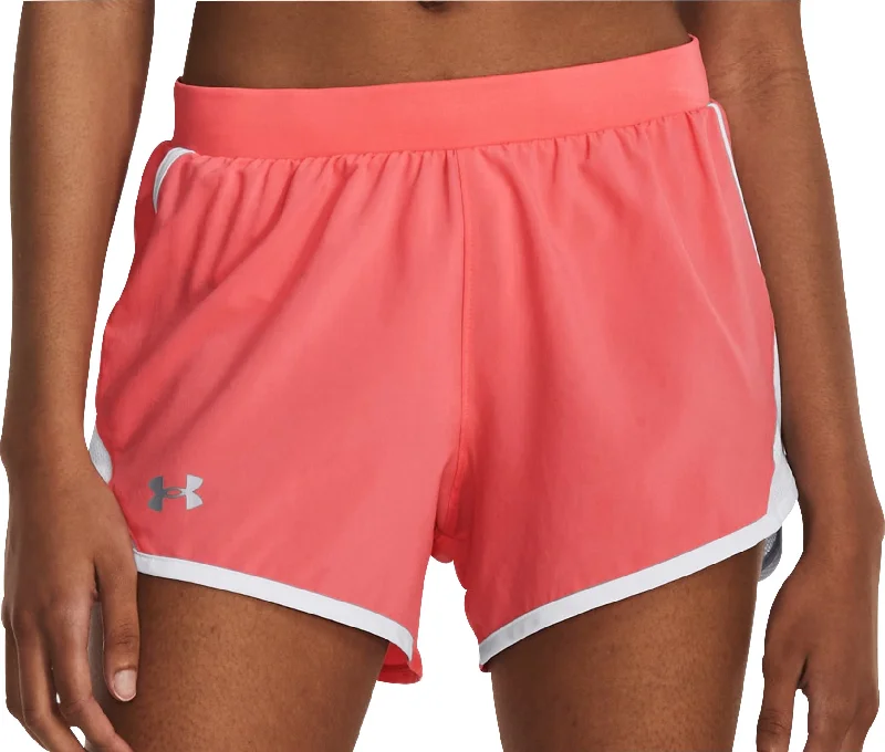 Final Sale Under Armour Fly By 2.0 Womens Running Shorts - Pink