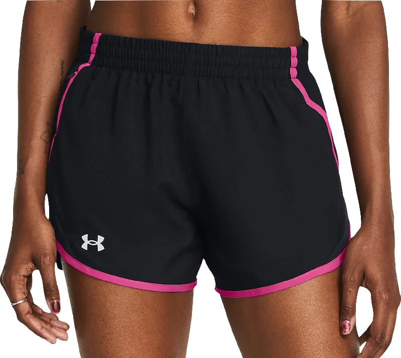Don't Wait Under Armour Fly By 3 Inch Womens Running Shorts - Black