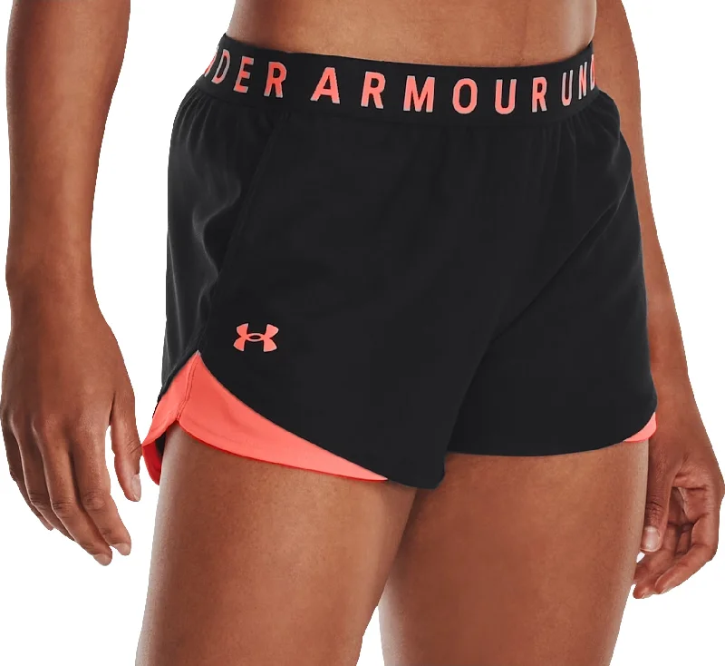 Instant Discount Under Armour Play Up 3.0 Womens Running Shorts - Black