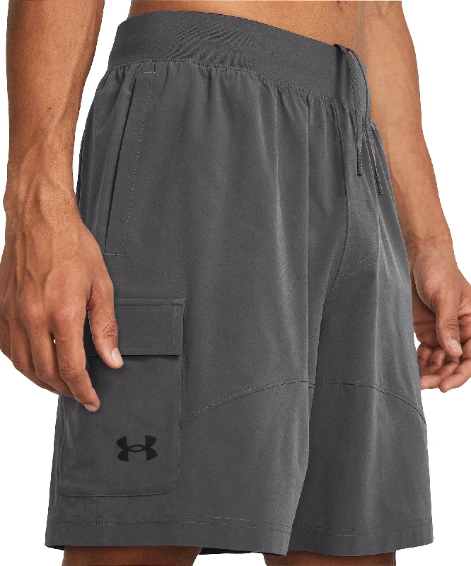 Hurry In Under Armour Stretch Woven Cargo Mens Training Shorts - Grey