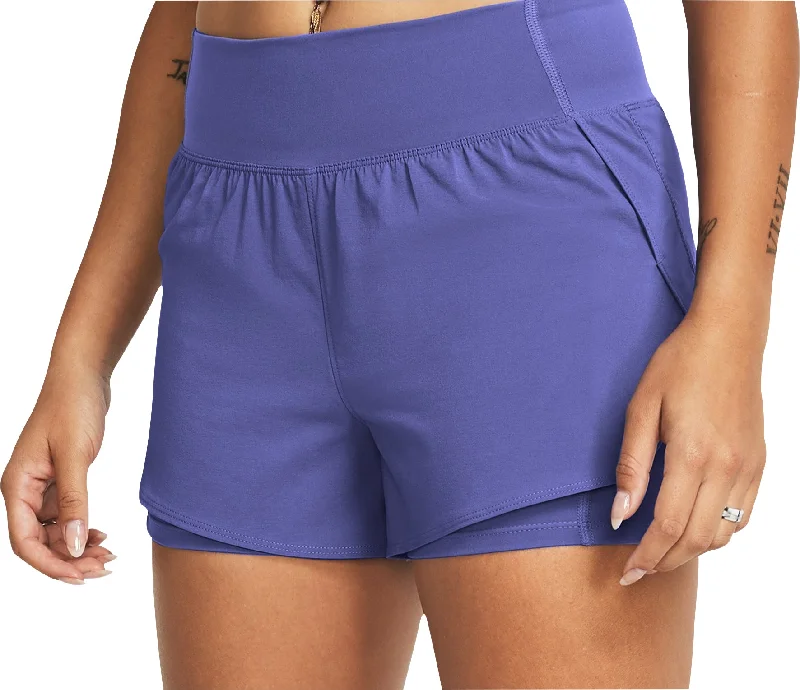 Must-Have Deals Under Armour Vanish 2 In 1 Womens Running Shorts - Purple