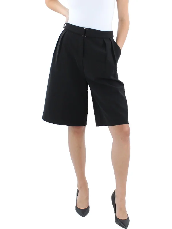 Bonus Savings Womens High Rise Knee Length Casual Shorts