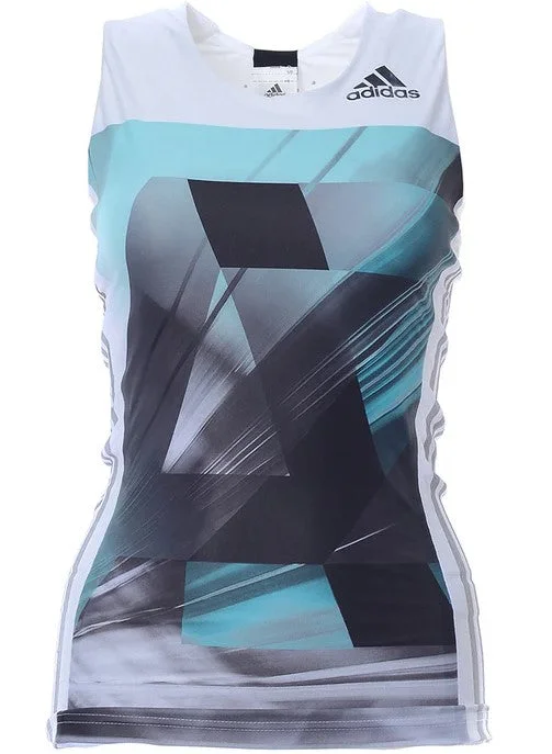 New Arrival adidas Adizero Womens Running Vest Tank Top - White