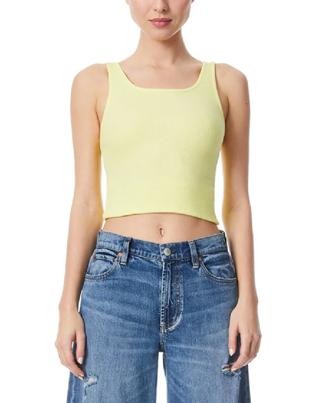 Final Sale alice + olivia Jemi Rib Tank