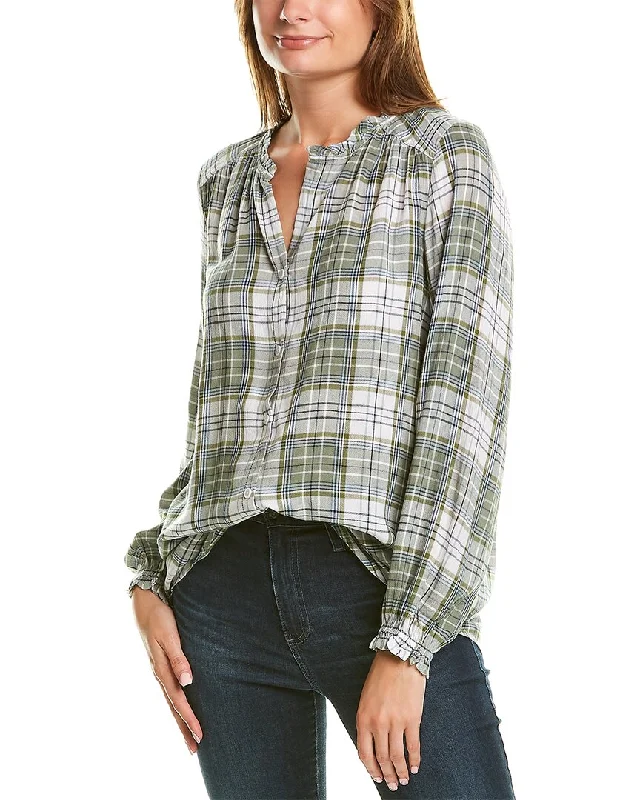 BEACHLUNCHLOUNGE ELLY PLAID SHIRT