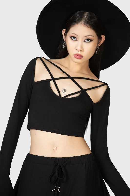 Today's Special Celestial Night Crop Top
