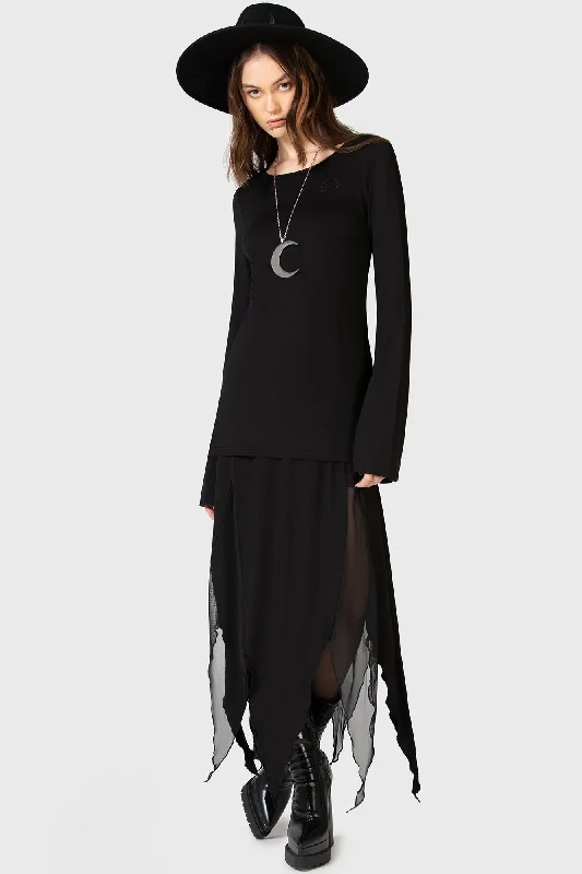 Markdowns Echoed Darkness Tunic Top