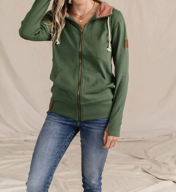 Unbeatable Prices Full Zip Sweatshirt In Happy Place