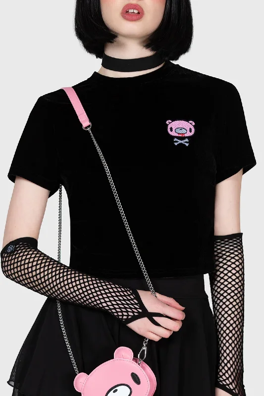 Reduced Prices Gloomy Bones Crop Top