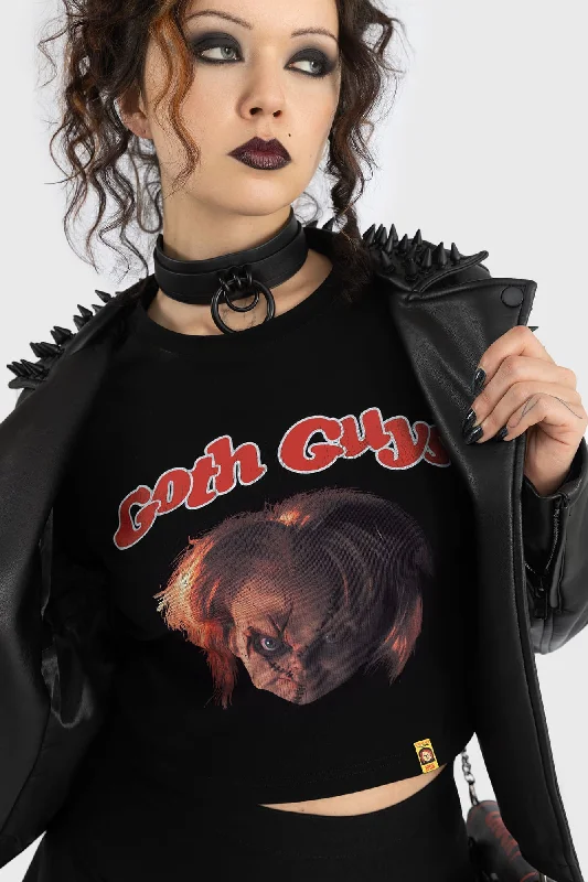 Great Deals Goth Guys Shrunken T Shirt