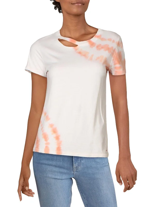 Harlow Womens Cotton Tie-Dye T-Shirt