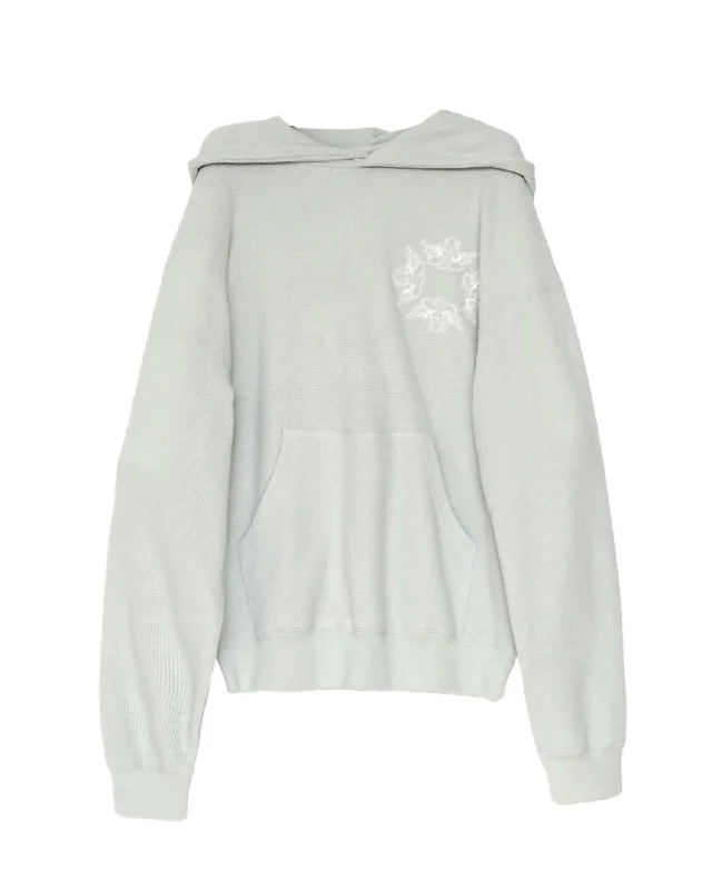 Heartstrings Racer Hoodie In Grey