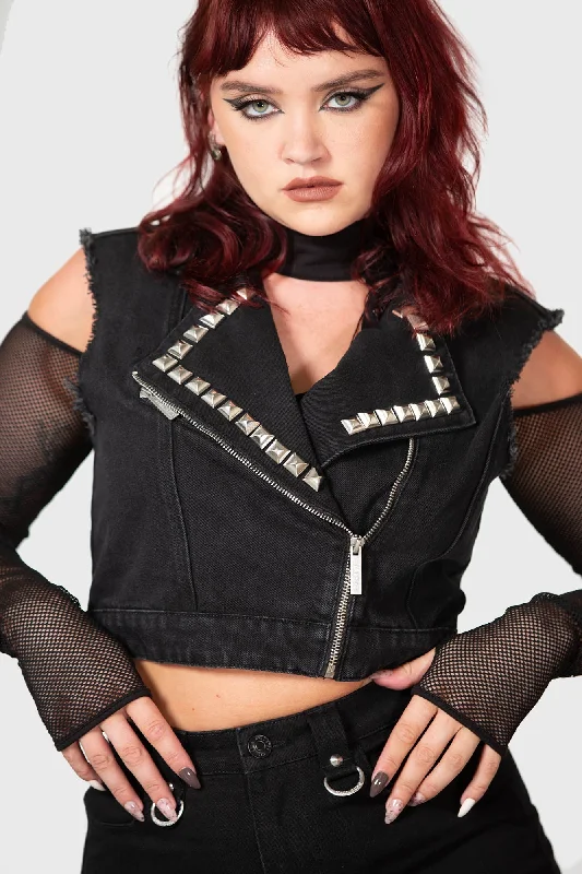 Massive Deals Heaven2Hell Denim Vest