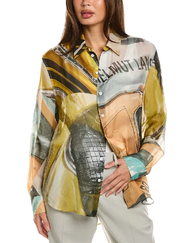 Helmut Lang Relaxed Silk Shirt