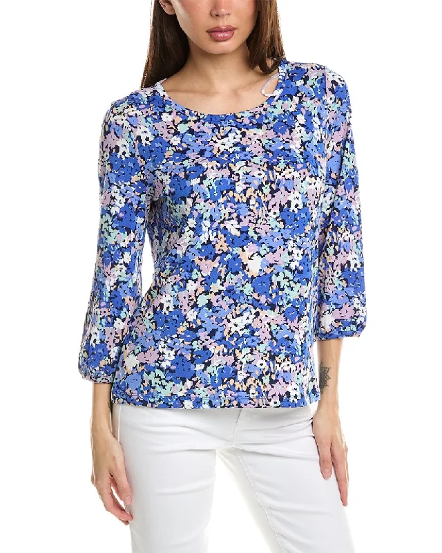 Early Bird Discount Jones New York Moss Crepe Top