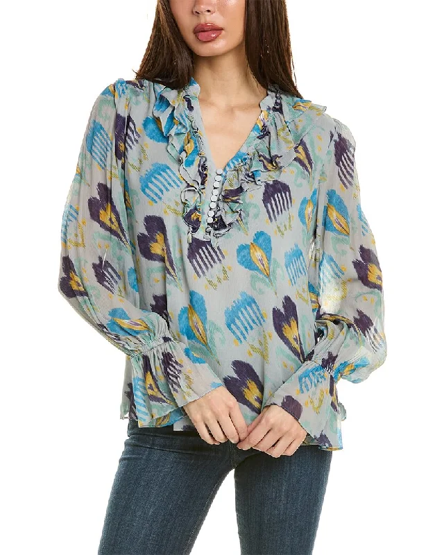 Now or Never Kobi Halperin Inessa Peasant Blouse