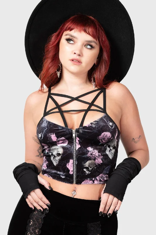 Loyalty Reward Lost In Sin Zip Top [BLACK/PINK]