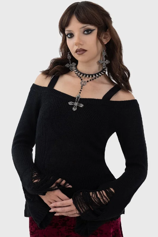 Clearance Event Night Widow Sweater