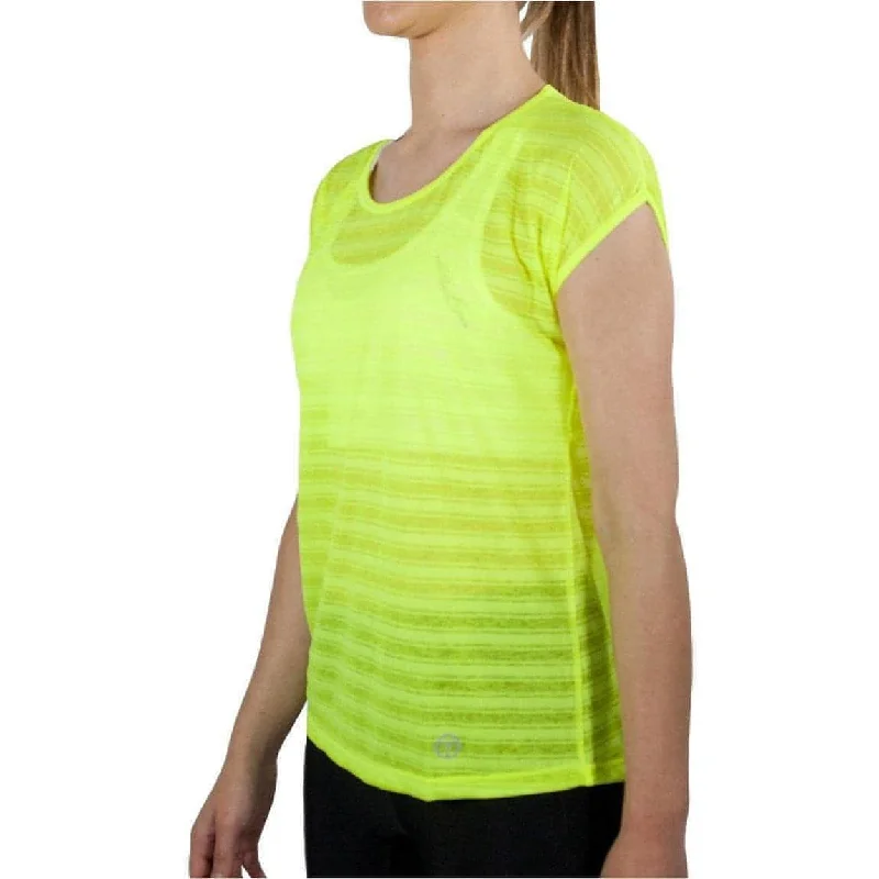 Great Bargains OgiYogi Zephyr Short Sleeve Womens Training Top - Yellow