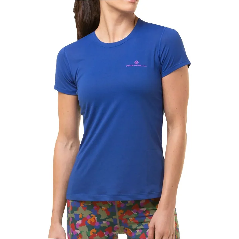 Ronhill Core Short Sleeve Womens Running Top - Blue