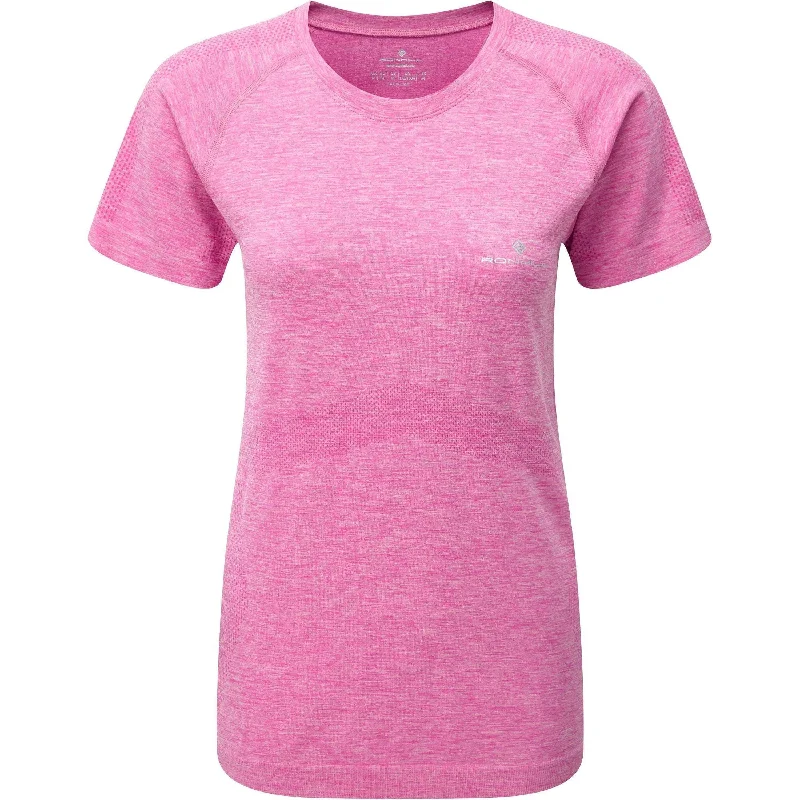 Don’t Miss Out Ronhill Infinity Marathon Short Sleeve Womens Running Top - Pink