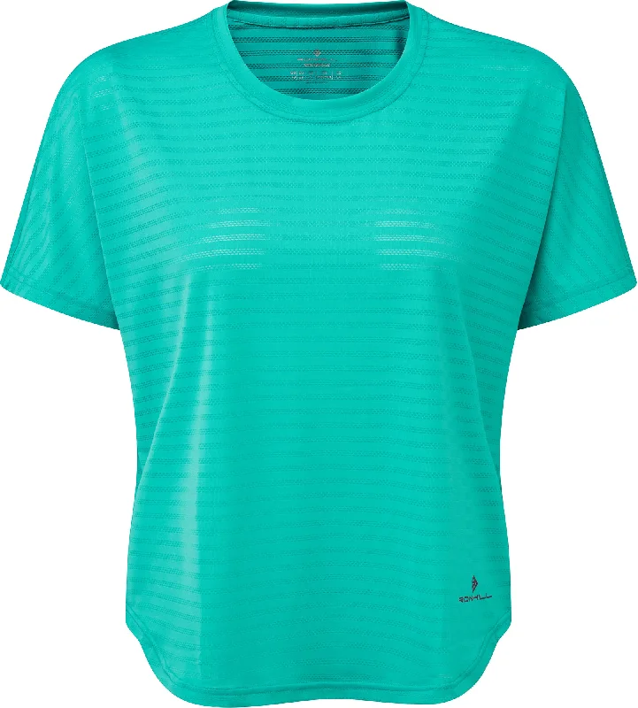 Ronhill Life Agile Short Sleeve Womens Running Top - Green