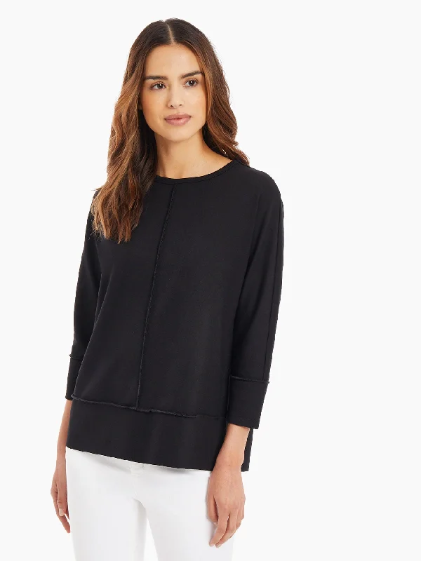 Seam Detail Dolman Tunic