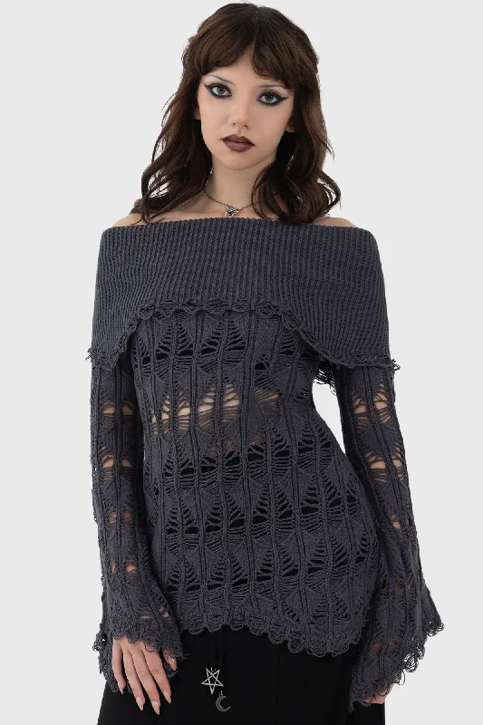 Members Only Shadow Wine Sweater
