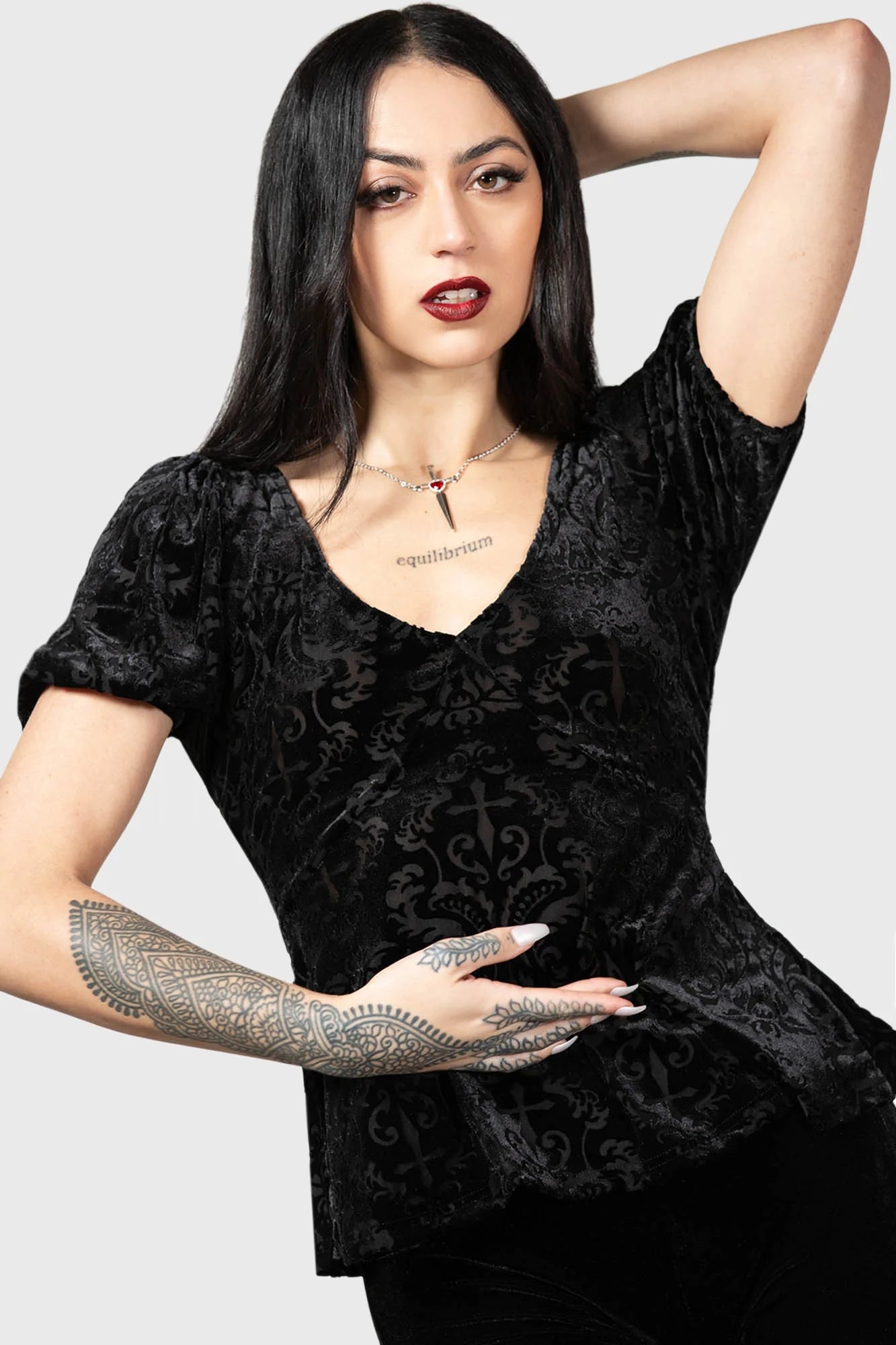 Bargain Bin Sombre Heart Top