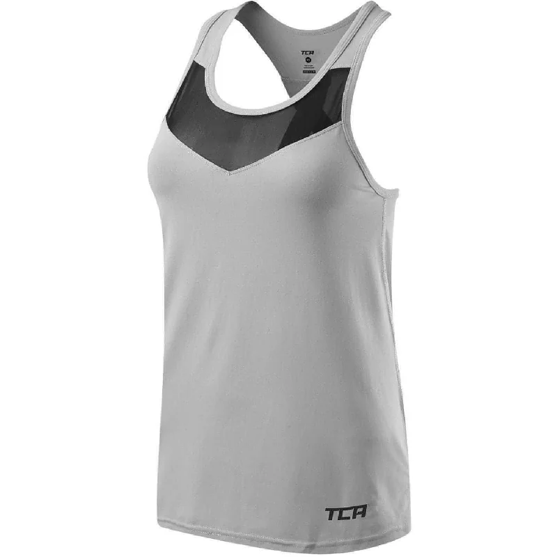 Huge Discounts TCA MeshLuxe Womens Running Vest - Grey
