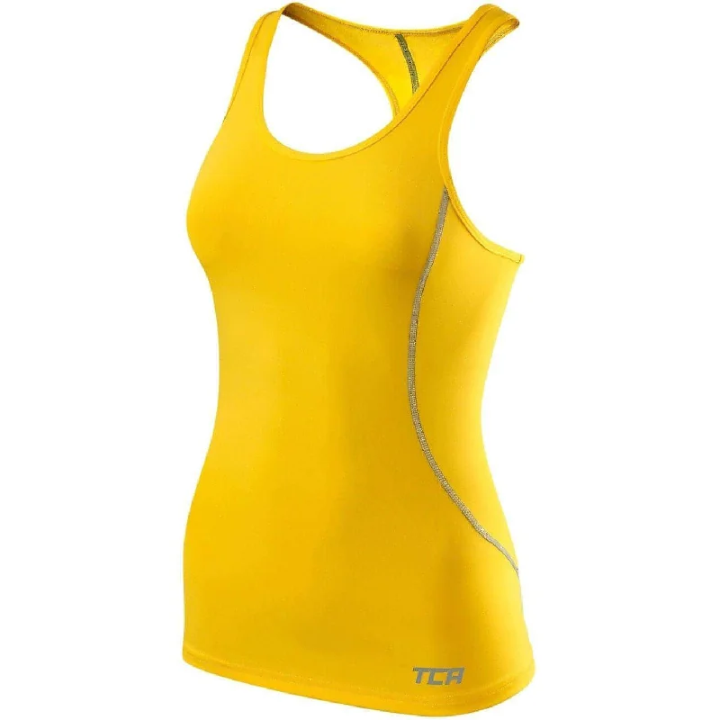 Price Rollback TCA Pro Performance Womens Running Vest Tank Top - Yellow