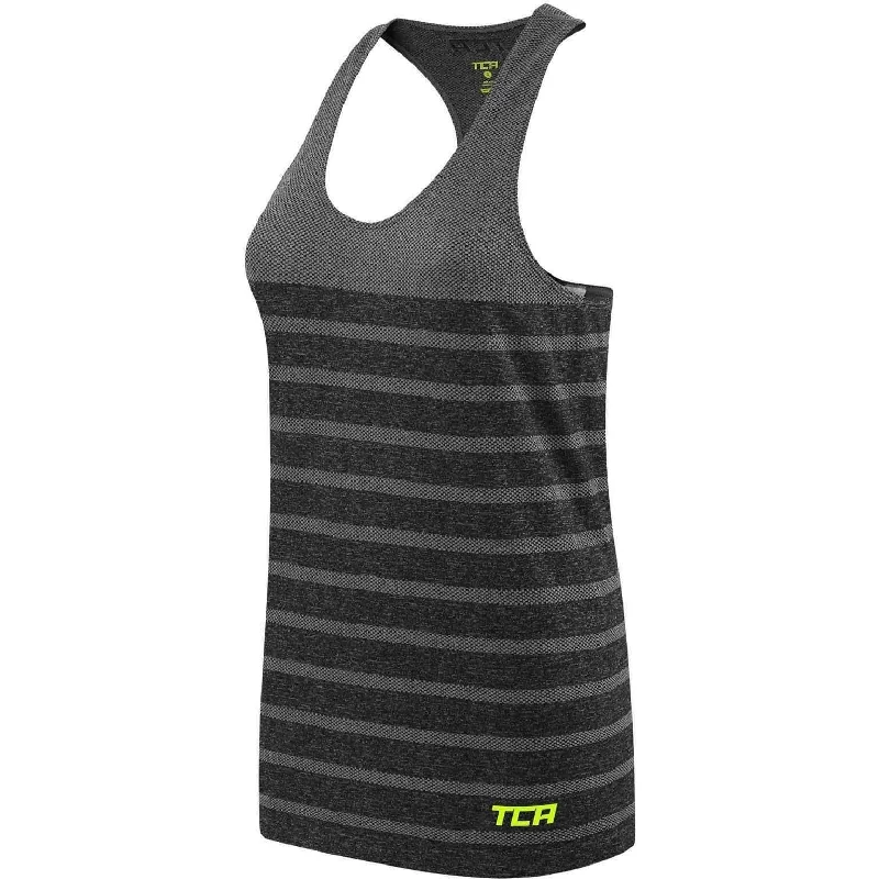 Limited Availability TCA QuickDry SuperKnit Womens Running Vest Tank Top - Grey