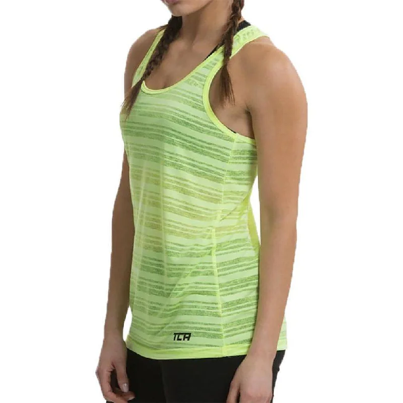 TCA Ultralite Womens Running Vest Tank Top - Yellow