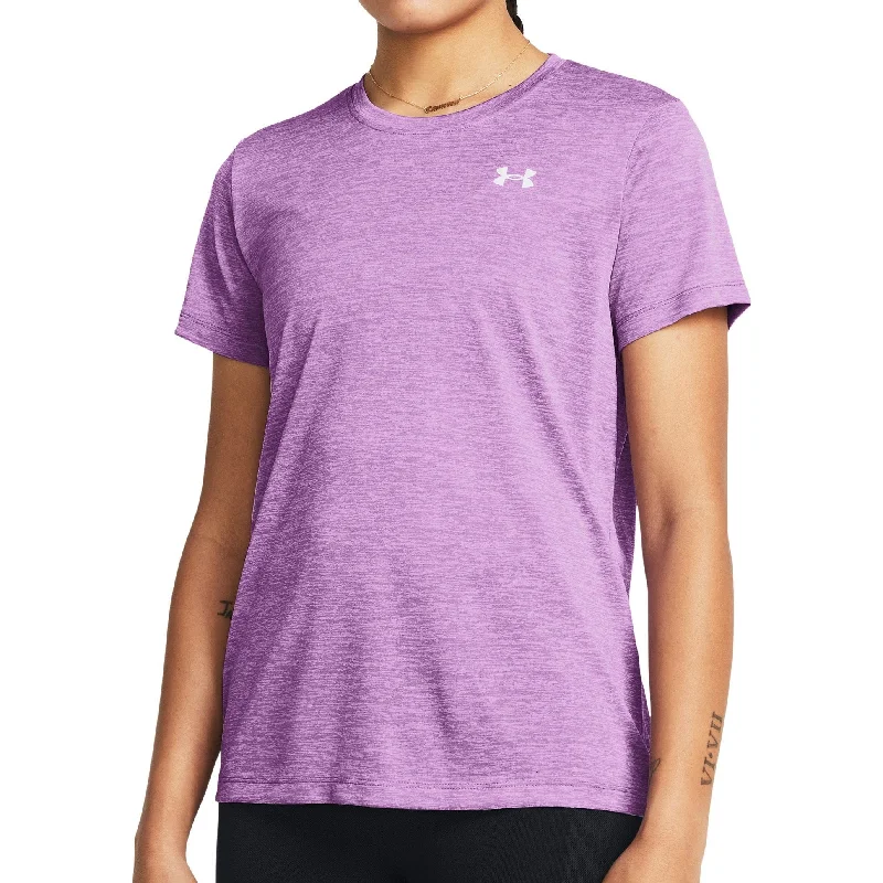 Under Armour Tech Twist Short Sleeve Womens Training Top - Purple