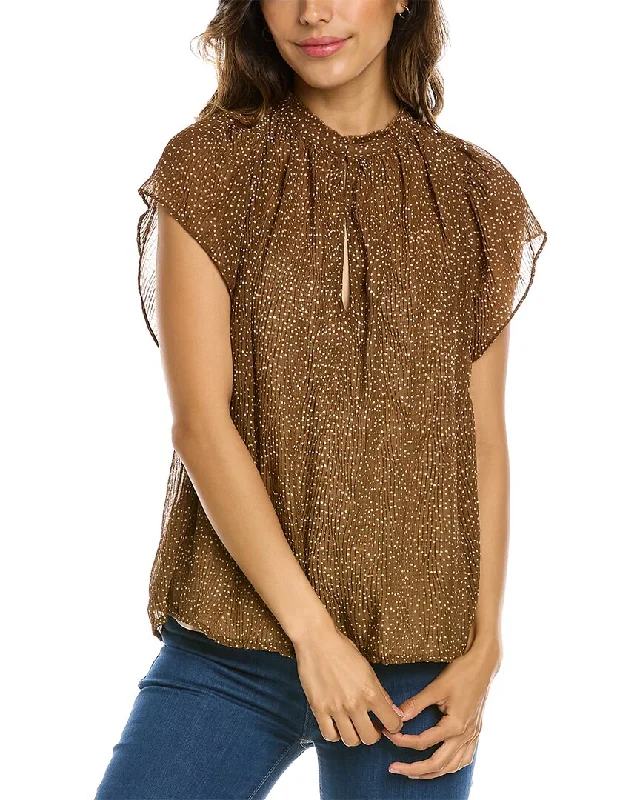 Closeout Vince Starry Dot Blouse