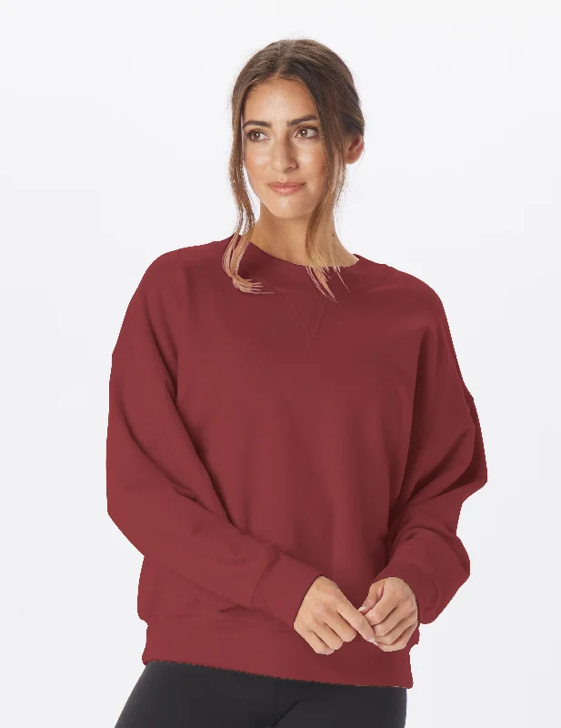 Vintage Oversized Crew: Cabernet