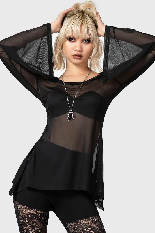 Overstock Sale Waning Orbit Cold-Shoulder Top