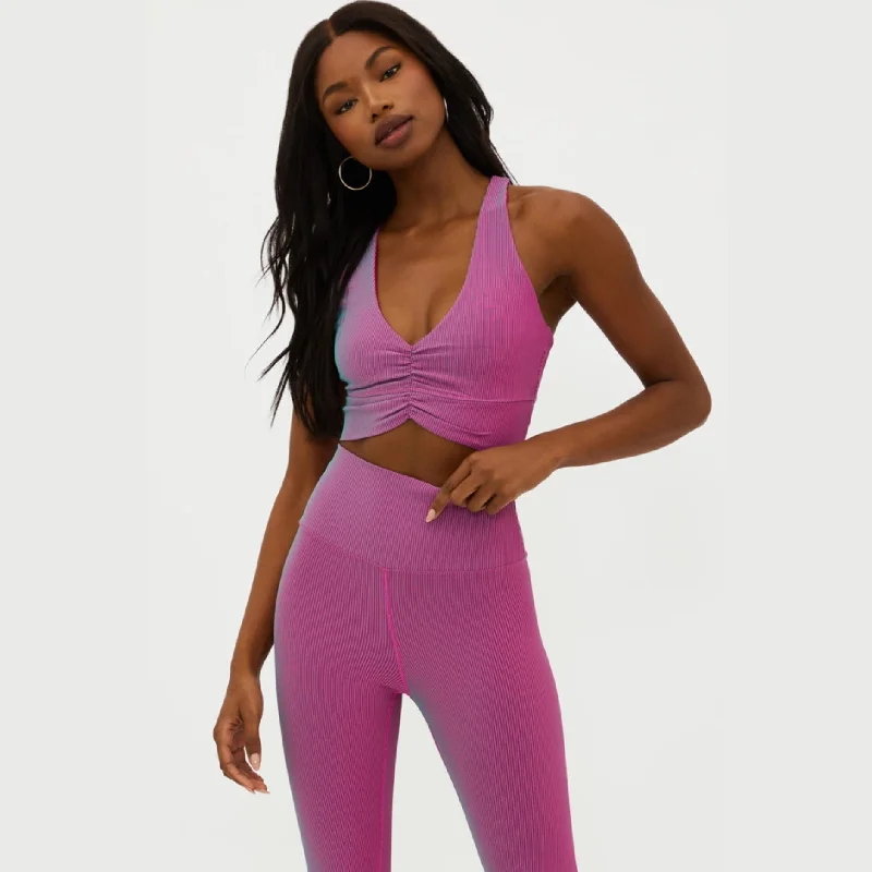 Don’t Miss Out Mindy top - Sorbet Two Tone Rib