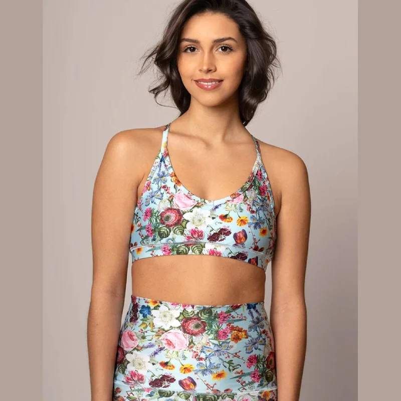 Special Promotion Zoe Blue Floral Bralette