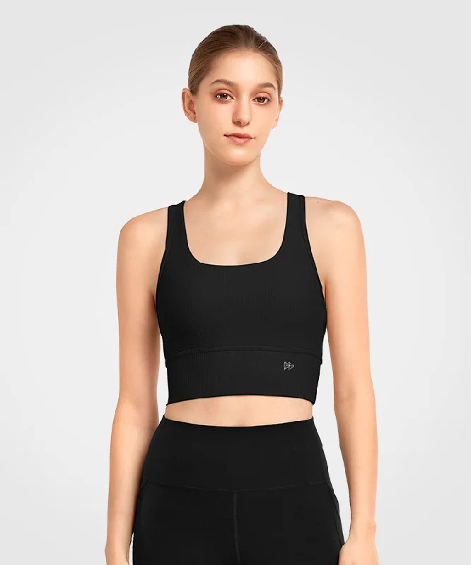 Savings Bonanza Shift Scoop Neckline Crossback Strappy Padded Yoga Bra | Women's Light Support Sports Bra