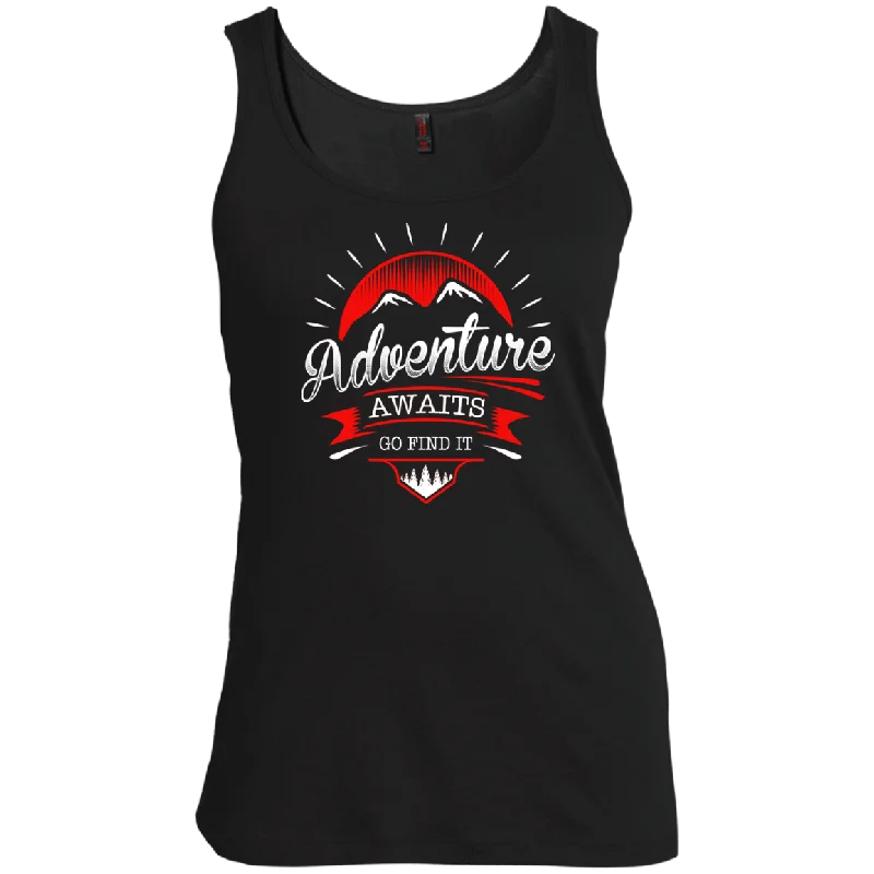 Adventure Awaits Go Find It Tank Tops