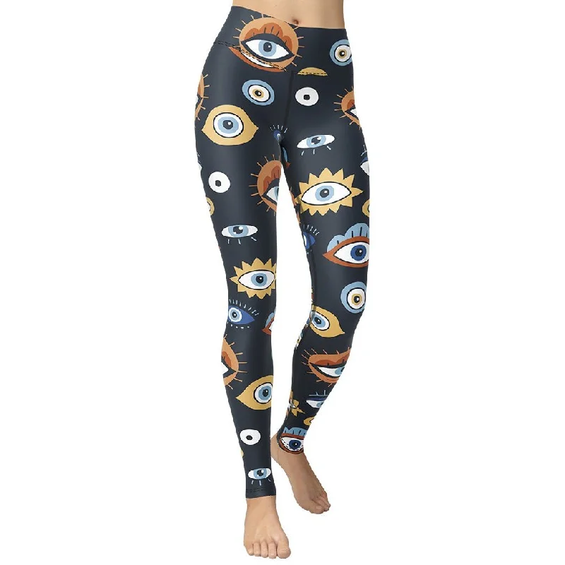 Final Sale All Eyes On Me Yoga Leggings