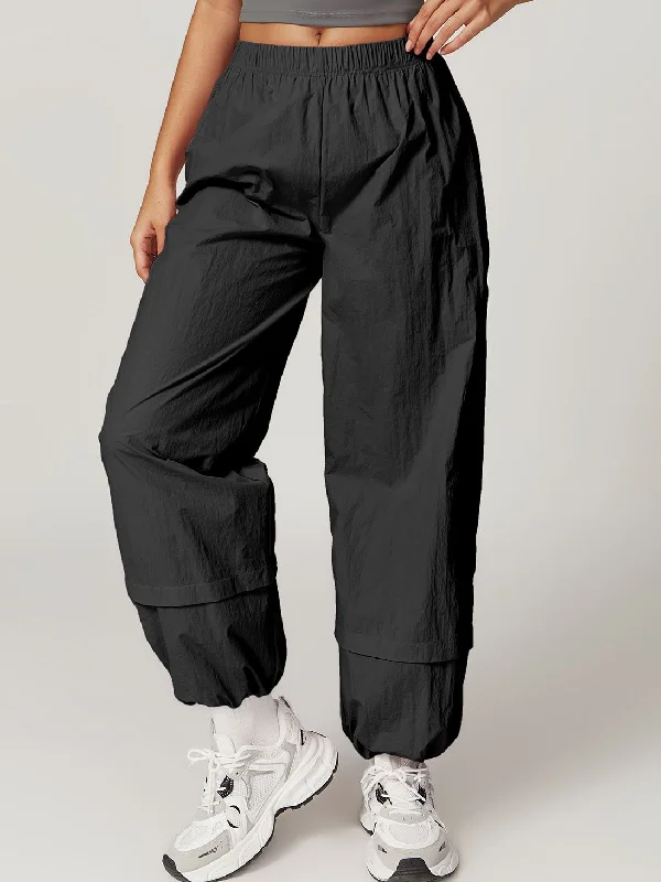 ZASUWA Female Pocket Casual Loose Cargo Pants