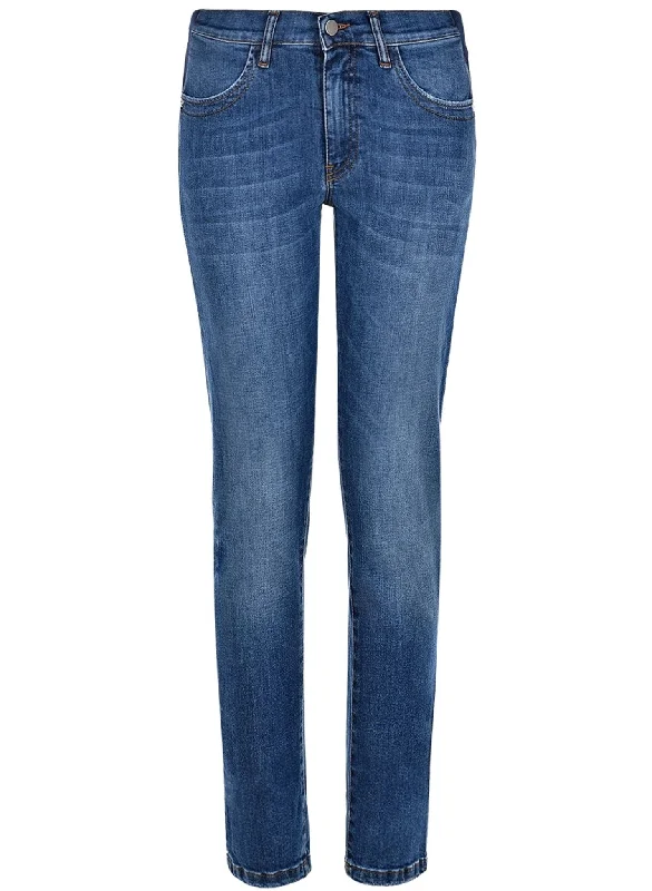 Boyfriend  Fit Maternity Jeans - Dark Wash