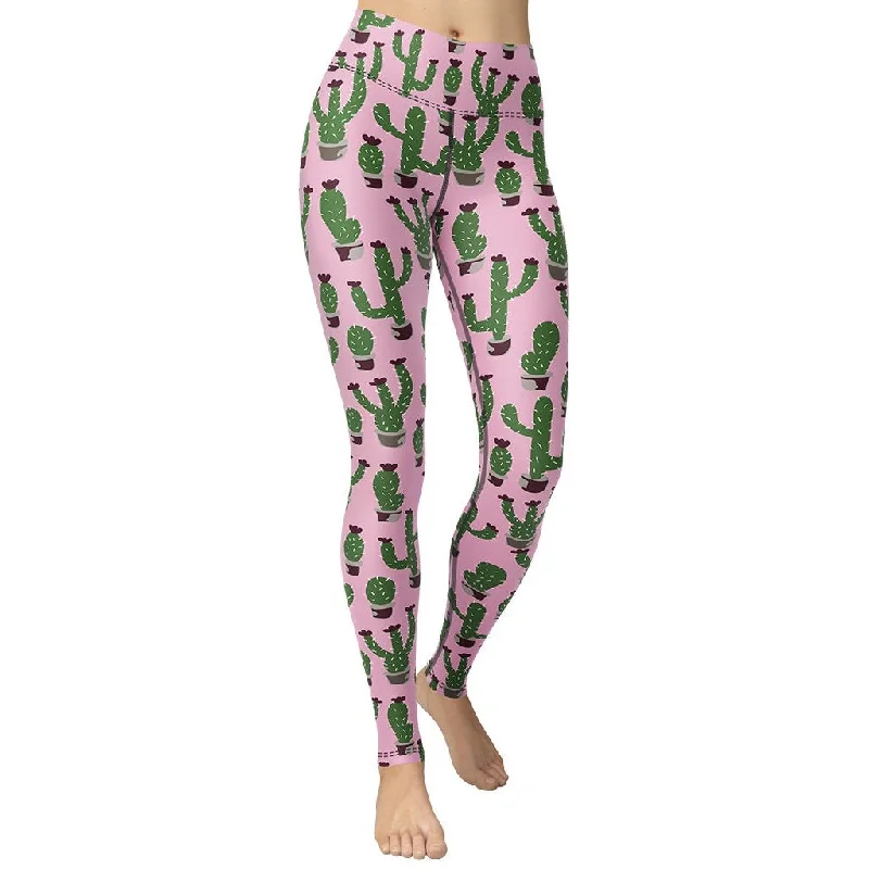 Early Bird Discount Cactus Love Yoga Leggings