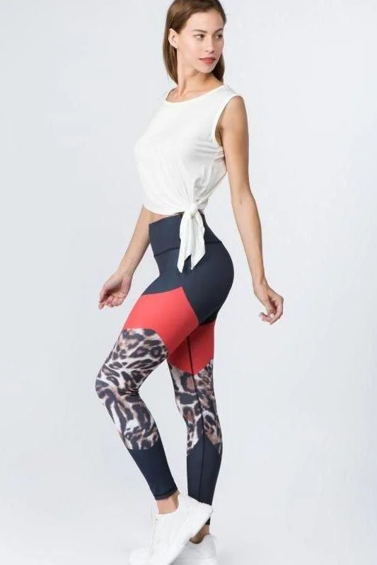 Cheetah Print Yoga Leggings