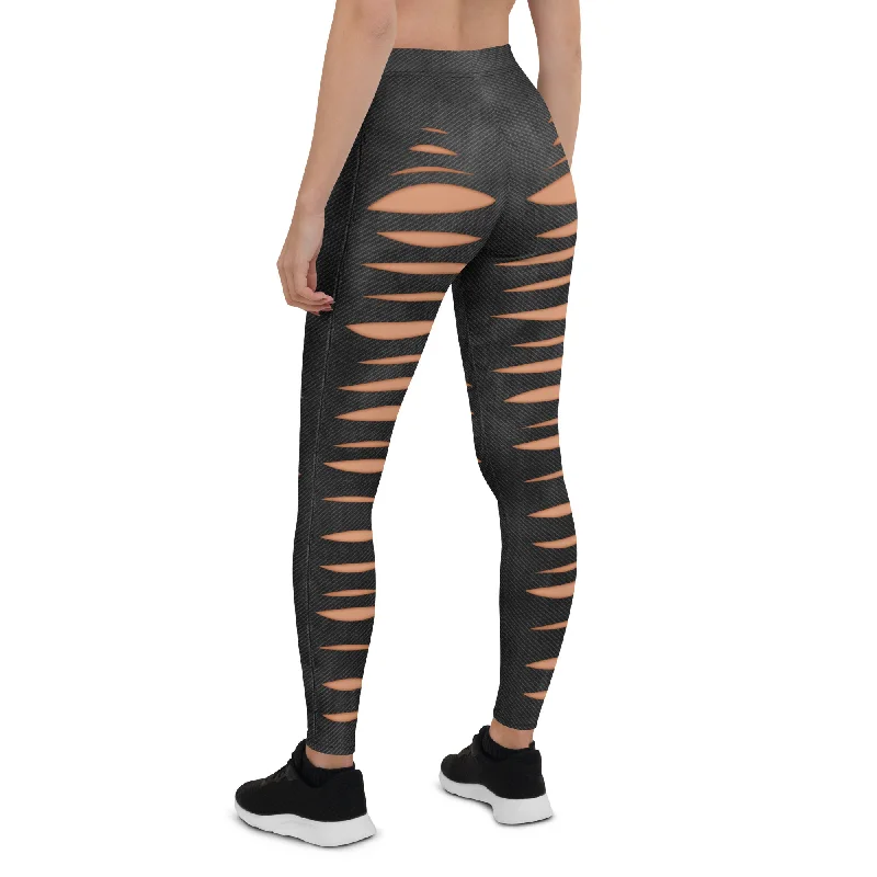 Midnight Madness Chic Slits Leggings