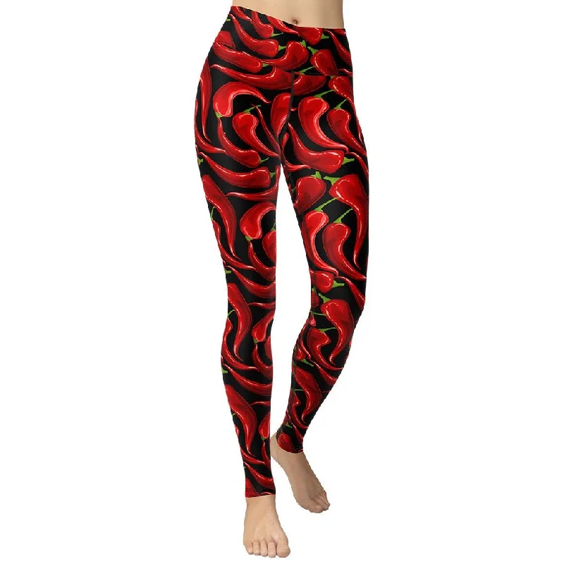 Chilli Pepper Yoga Leggings