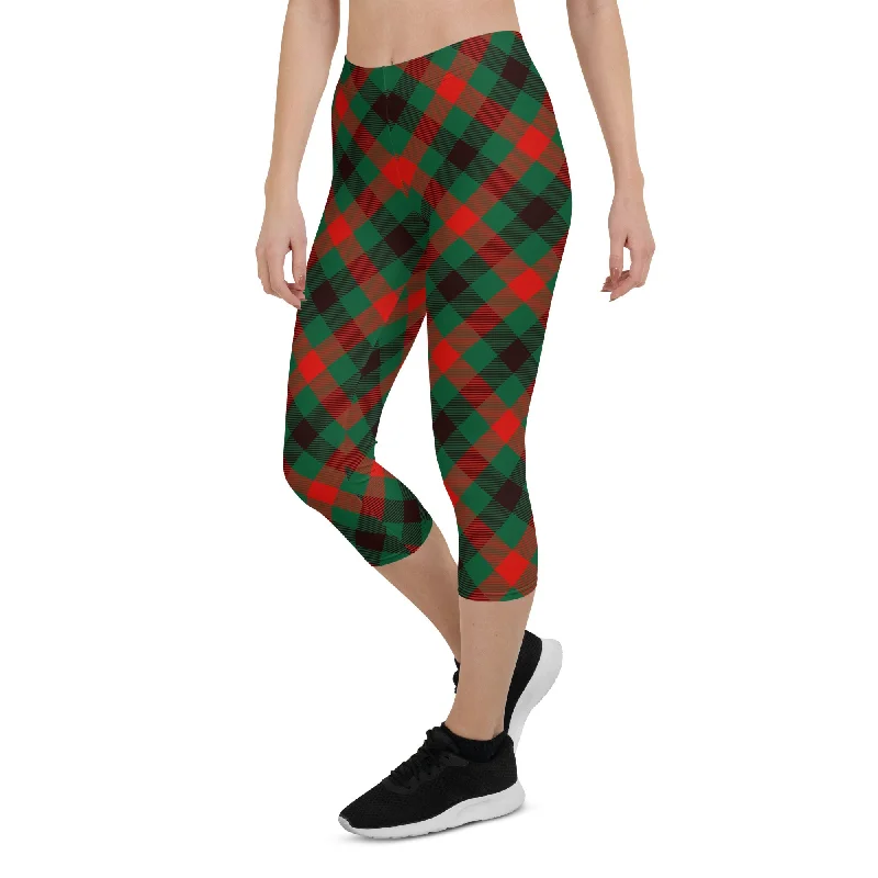Bargain Prices Christmas Plaid Capris